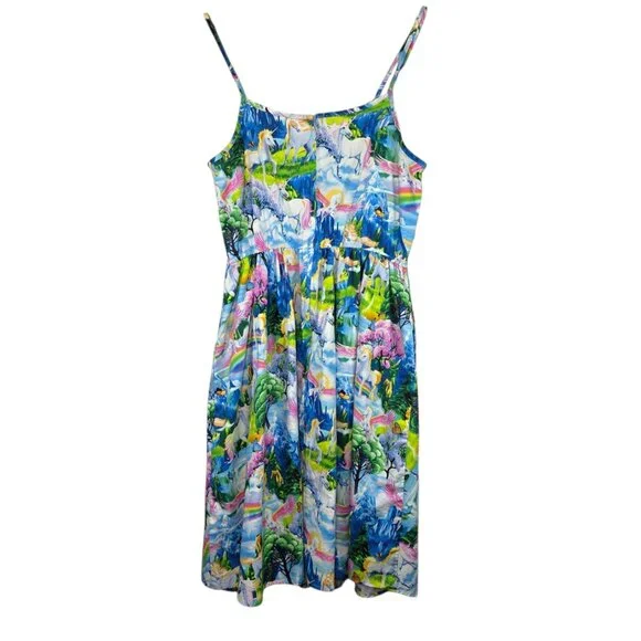 Retrolicious Mystical Unicorn Rainbow Sun Dress - Picture 3 of 9